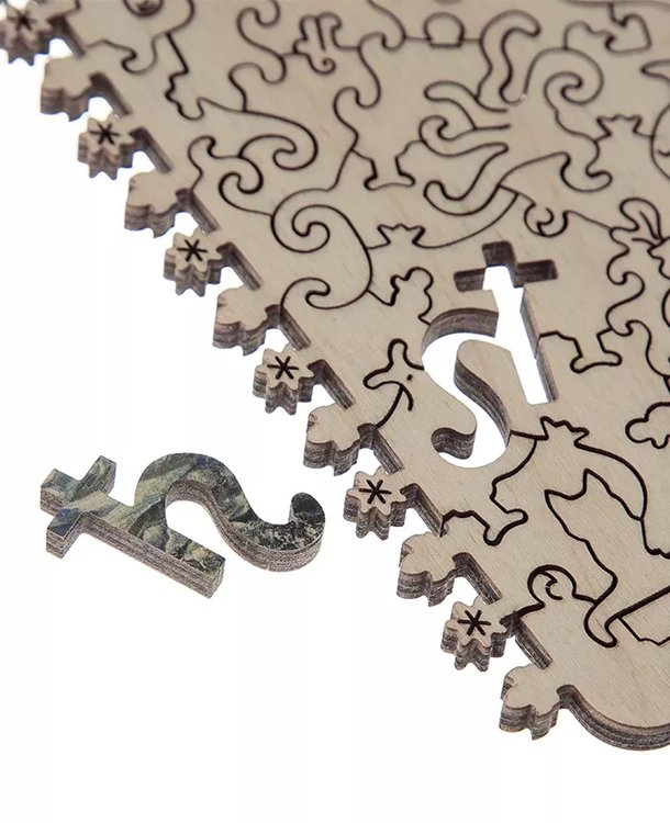 Деревянные пазлы DAVICI «Знак зодиака. Водолей» — картинка 5