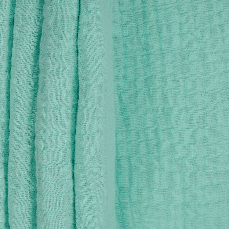 Ткань Муслин, 1 м х 130 см, 125 г/м², цвет: тиффани, TBY — картинка 2