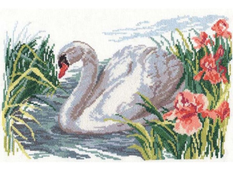 Набор для вышивания «Белый лебедь»