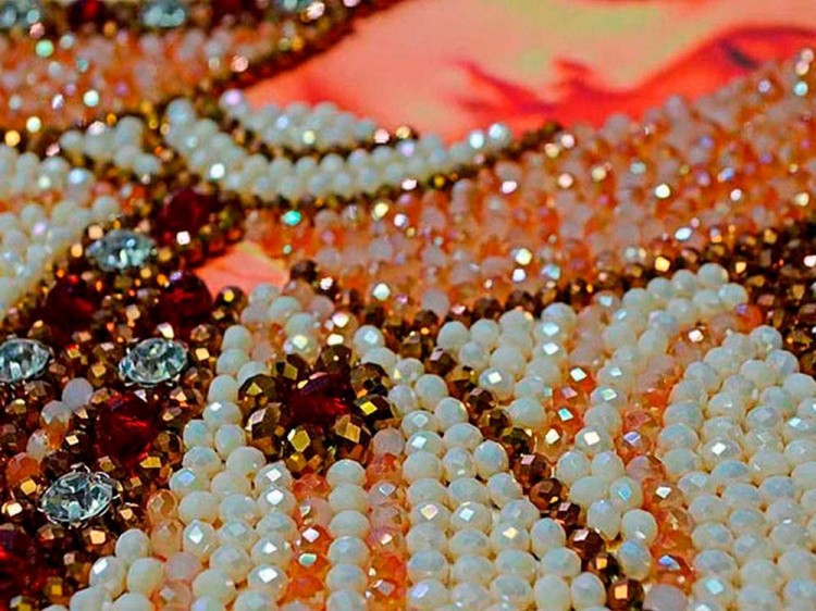 Набор вышивки хрустальными камнями «Богородица Скорбящая» — картинка 4