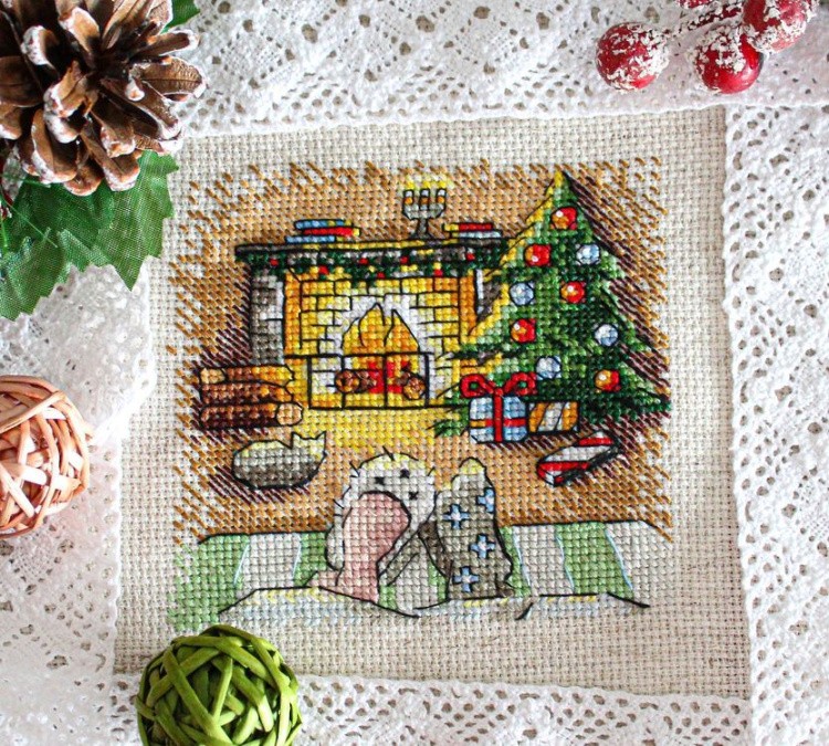 Набор для вышивания «У камина» — картинка 3