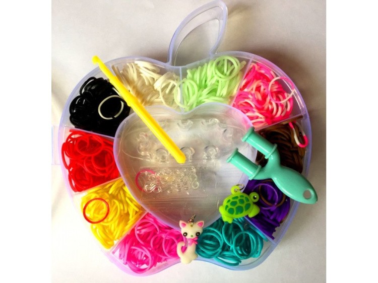 Набор для плетения из резиночек «Яблоко» — картинка 2