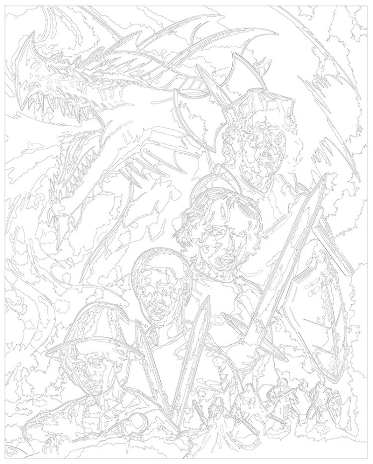 Картина по номерам ОСД Очень странные дела — картинка 3