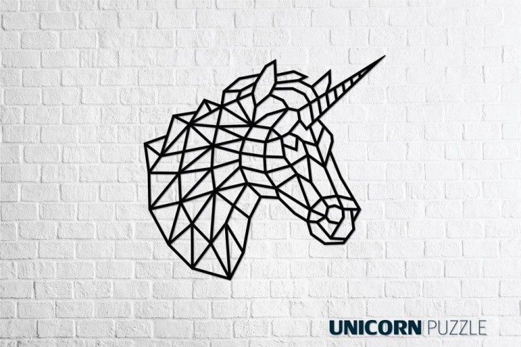 Деревянный интерьерный пазл «Единорог», Eco Wood Art — картинка 3