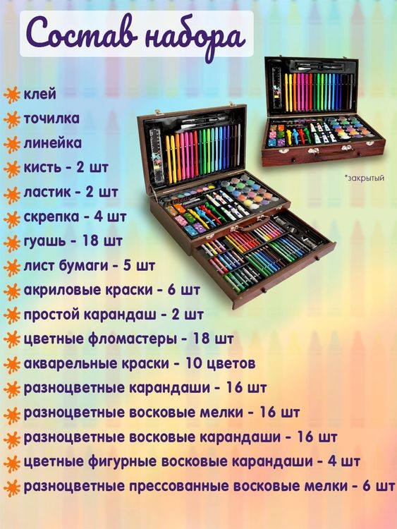 Чемодан творчества, 130 предметов — картинка 2