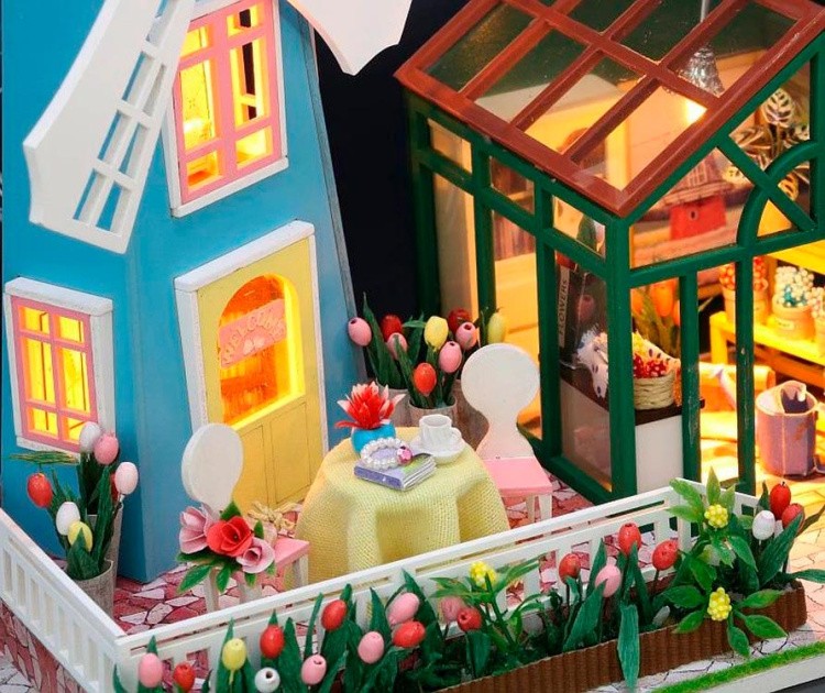 Набор для создания миниатюры (румбокс) «Мельница» — картинка 5