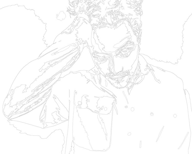 Картина по номерам «Рэпер ЛСП LSP: Олег портрет 2» — картинка 3