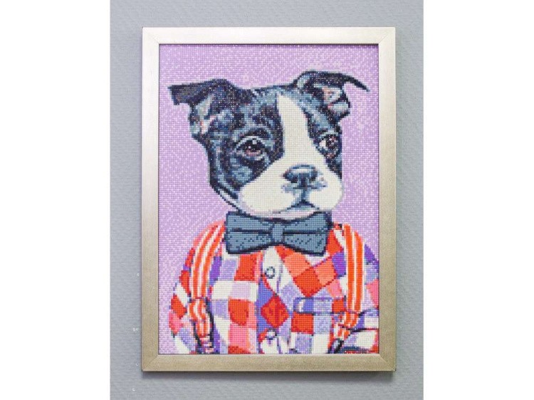 Алмазная вышивка «Английский бульдог» — картинка 4