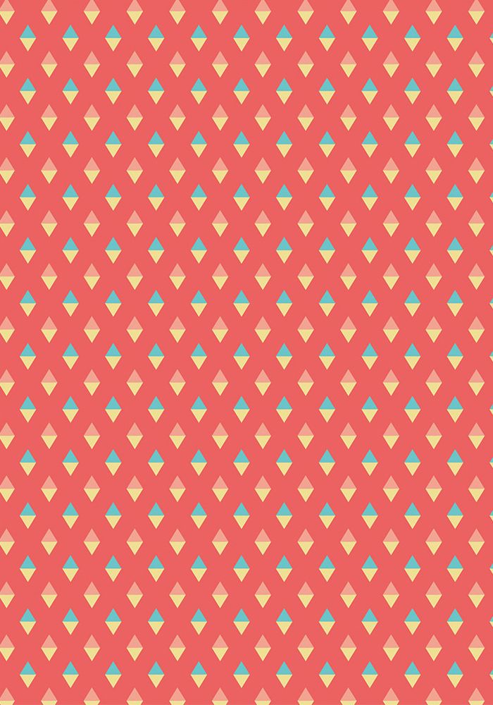 Ткань для пэчворка «ГРАМОТЕЙКА», 50x55 см, 146 г/м2, 100% хлопок, цвет: ГР-10 ромбы, красный, Peppy