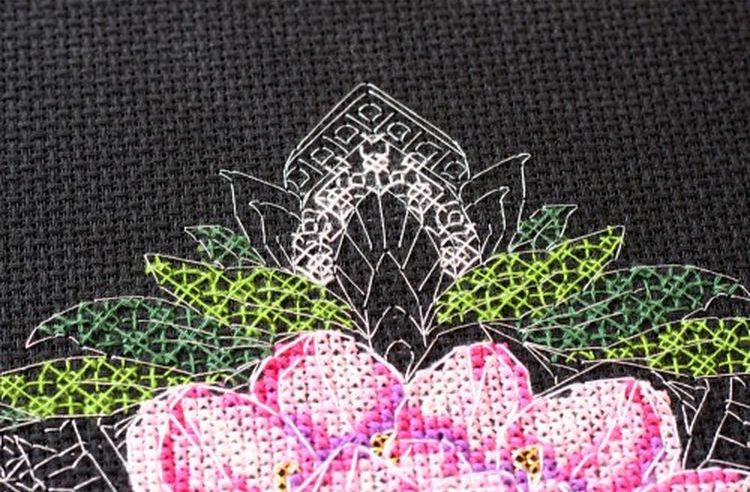 Набор для вышивки крестом «Лотос» — картинка 2