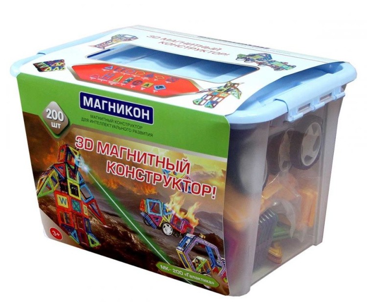 Магнитный конструктор «MK-200», Магникон — картинка 5