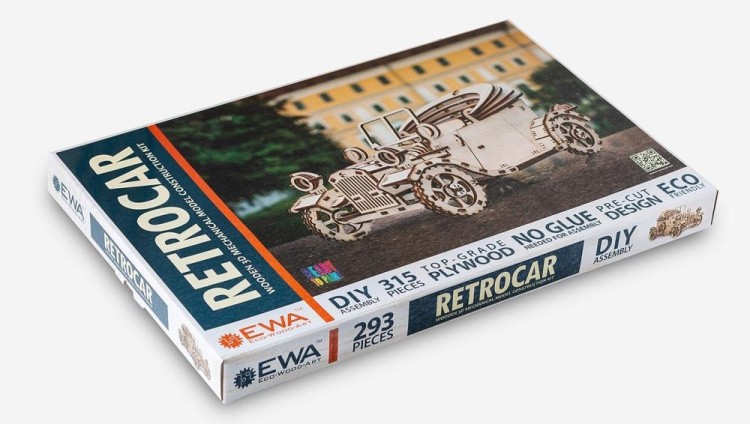 Конструктор из дерева «Retrocar Форд Т», Eco Wood Art — картинка 6
