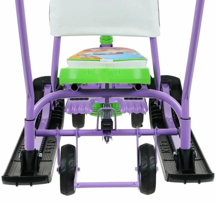 Снегокат детский со спинкой Тимка спорт 6 с Монстриками — картинка 8