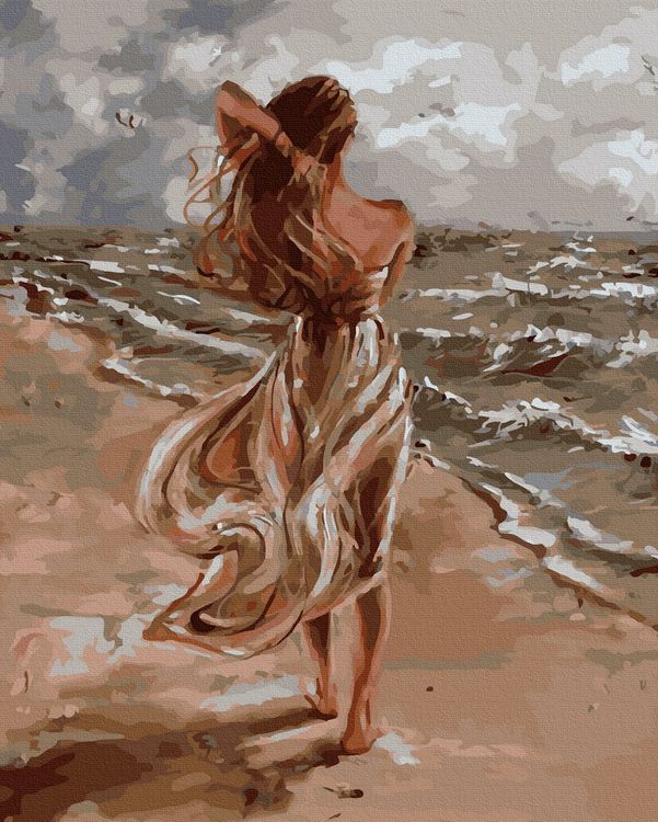 Картина по номерам «Ветер с моря»