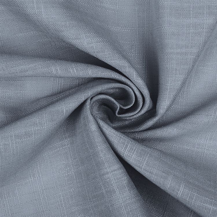 Ткань льняная, 1 м x 140 см, 190 г/м², цвет: пыльно-голубой, TBY