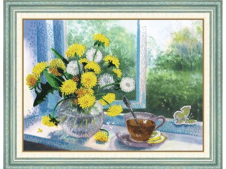 Набор вышивки бисером «Одуванчики» — картинка 2