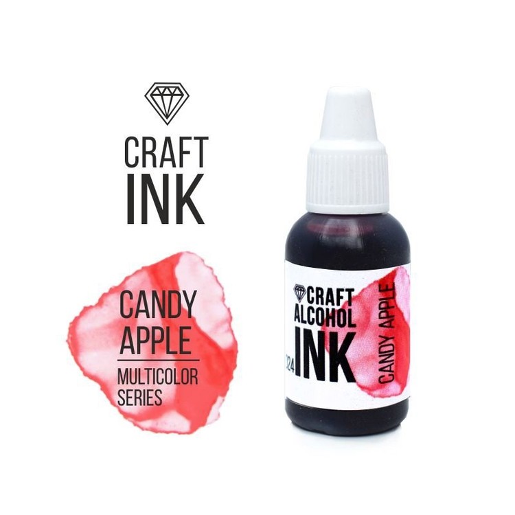 Алкогольные чернила карамельное яблоко (Candy Apple) 20 мл, Craft Alcohol INK