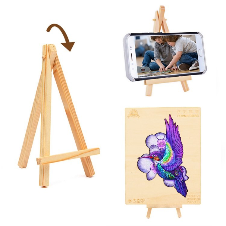 Деревянные пазлы «Свободная Колибри XL», Woodbests — картинка 7