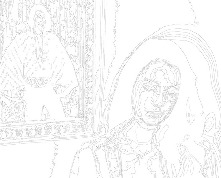 Картина по номерам «Lana Del Rey Лана Дель Рей: Элвис Пресли» — картинка 3