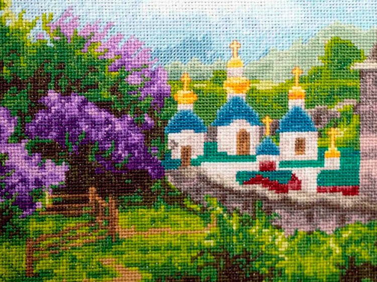 Набор для вышивания «Псково-Печерский монастырь» — картинка 3