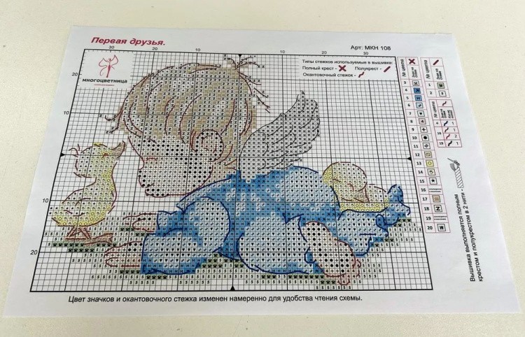 Набор для вышивания «Первые друзья» — картинка 5