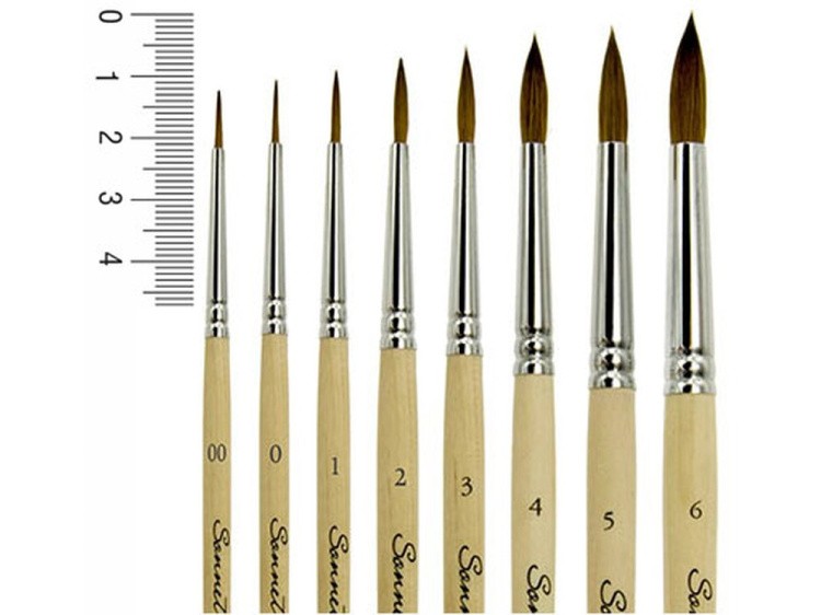 Кисть №1 круглая (колонок) — картинка 3