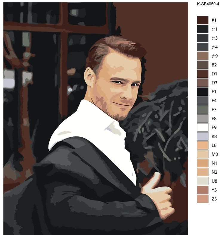 Картина по номерам «Серкан Болат» — картинка 2