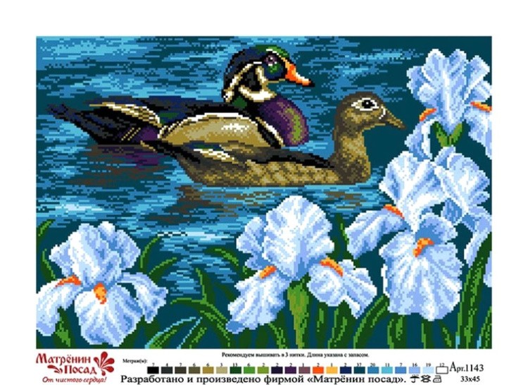 Рисунок на ткани «Идиллия» — картинка 2