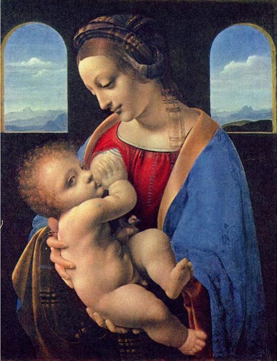 Картина по номерам «Мадонна Литта» Леонардо да Винчи