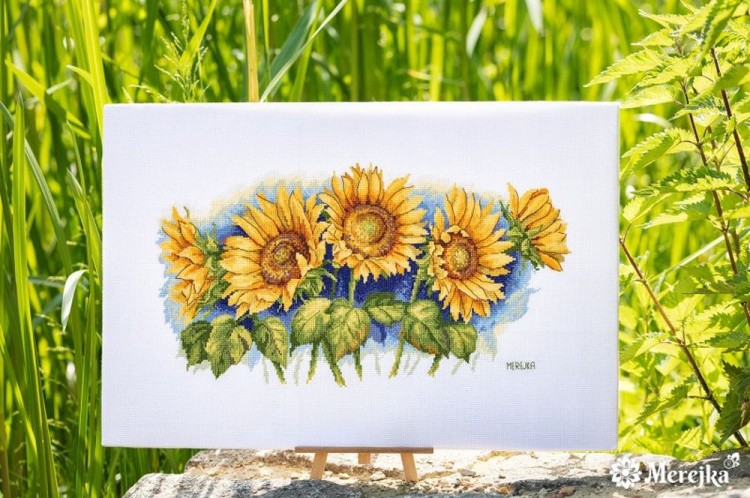 Набор для вышивания «Яркие подсолнухи» — картинка 5