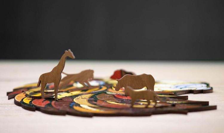 Деревянный пазл-головоломка «Лев L», Eco Wood Art — картинка 4