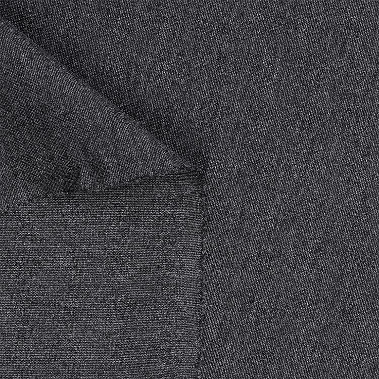 Ткань Джерси, 5 м x 155 см, 350 г/м², цвет: серый меланж, TBY — картинка 4