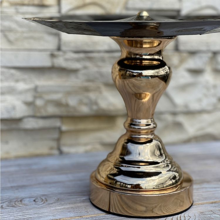 Основание для вазы серебряное, 21 см — картинка 3