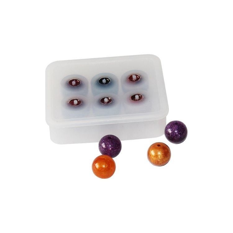 Силиконовый молд для эпоксидной смолы бусины, 16 мм, FancyOn — картинка 2