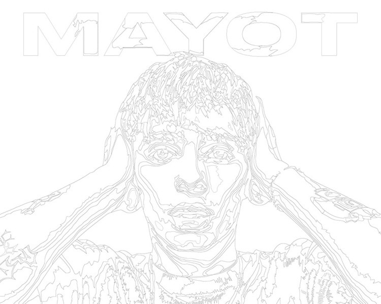 Картина по номерам «Mayot Майот Моет: рэпер Артем Никитин» — картинка 3