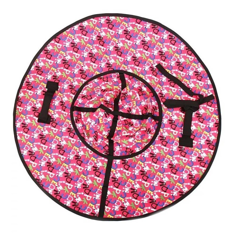 Детская зимняя ватрушка тюбинг для катания 118 см — картинка 5