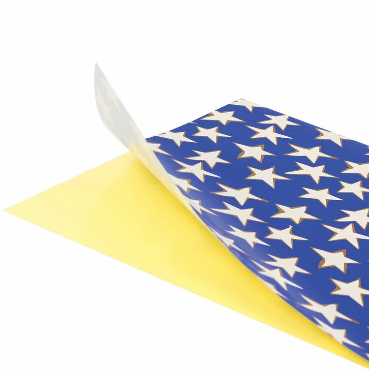 Цветная бумага А4, самоклеящаяся «Звезды», 5 листов, 5 цветов, ОСТРОВ СОКРОВИЩ — картинка 4