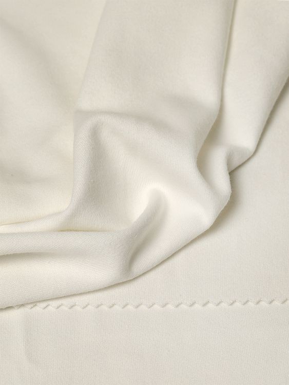 Ткань трикотаж, 1 м x 185 см, 230 г/м², цвет: молочный, TBY — картинка 2