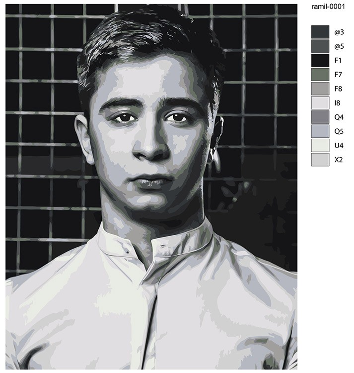 Картина по номерам «Музыкант Ramil Рамиль» — картинка 2