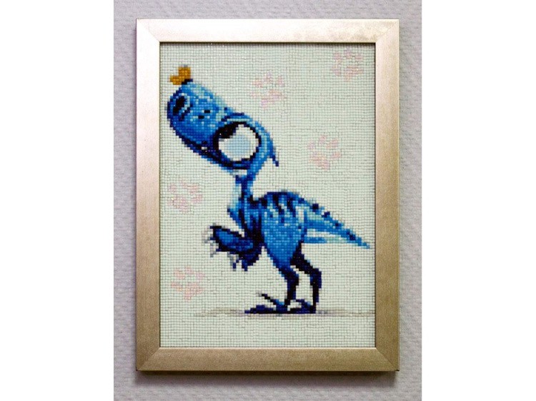 Алмазная вышивка «Любопытный Дино» — картинка 4