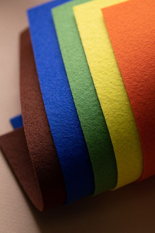 Фетр декоративный «Ассорти №4», жесткий, 1,2 мм, 27х30 см ± 2 см, 5 шт., Gamma — картинка 2