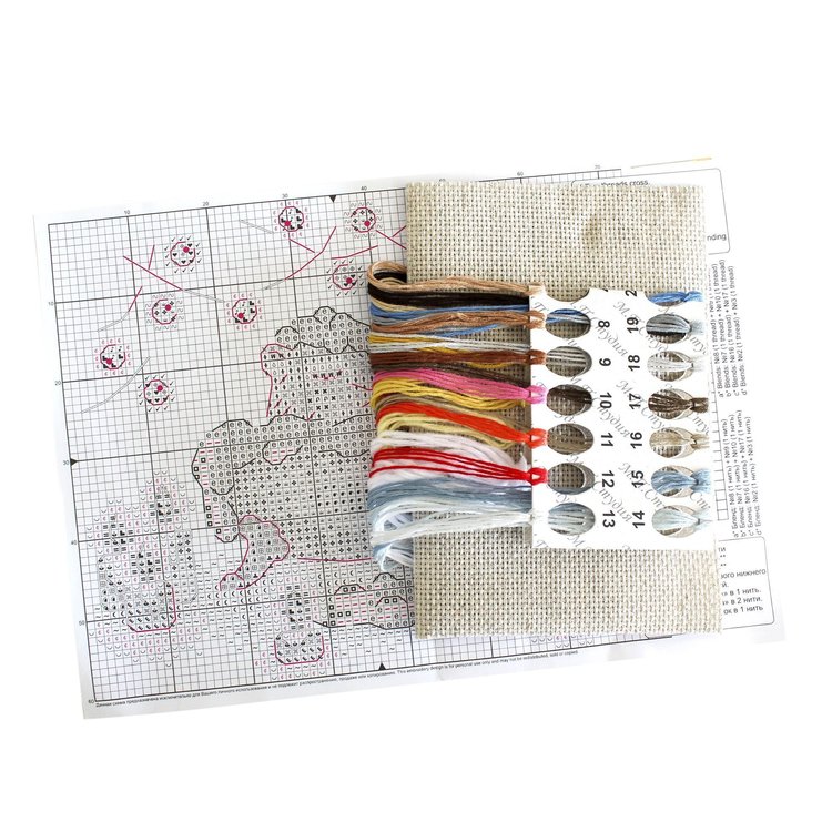 Набор для вышивания «И пусть весь мир подождет» — картинка 5