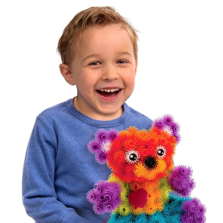 Конструктор-липучка Вязкий Пушистый шарик (Bunchems) 600 деталей — картинка 7