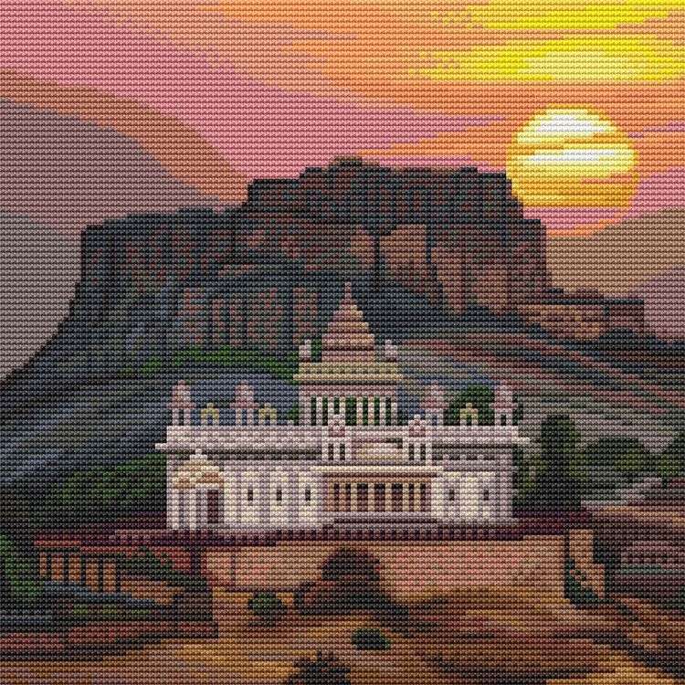 Алмазная вышивка «Форт Мехрангарх» — картинка 2