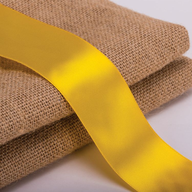 Лента атласная, ширина 50 мм, длина 23 м, желтая, Brauberg — картинка 2