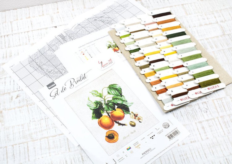 Набор для вышивания «Персики» — картинка 8