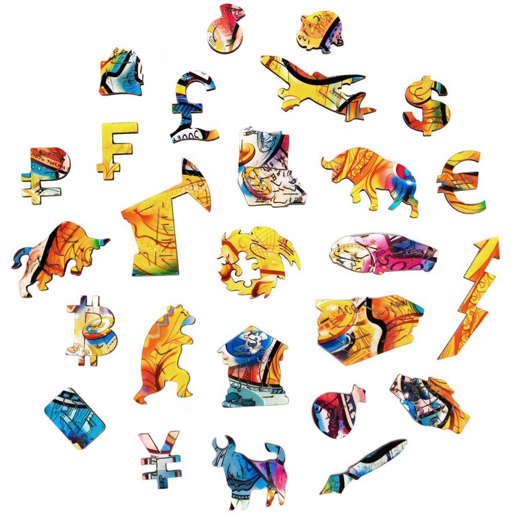 Деревянный пазл Unidragon «Процветающий бык», размер M (А4) — картинка 3