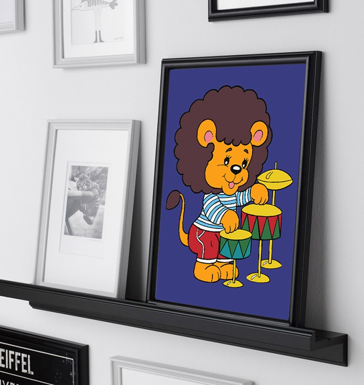 Картина по номерам «Лев барабанщик» — картинка 5