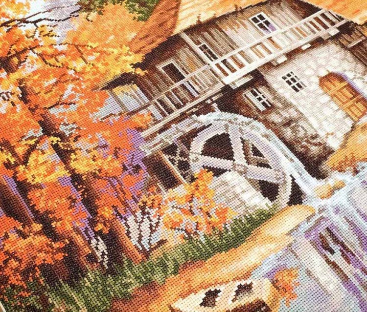 Набор для вышивания «Осенний пейзаж» — картинка 4