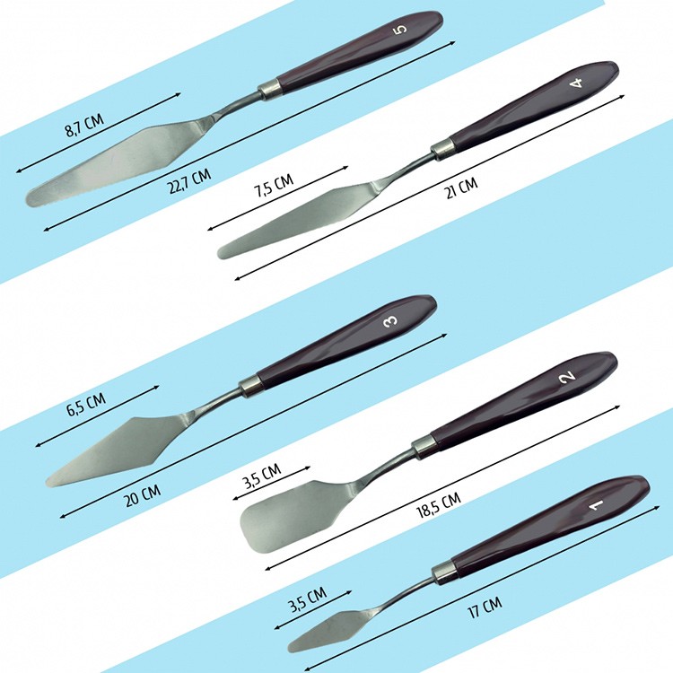 Набор мастихинов, 5 шт. — картинка 2